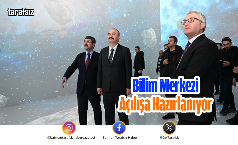 Bilim Merkezi Açılışa Hazırlanıyor