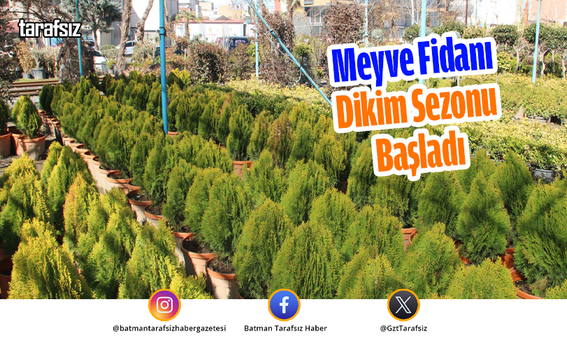 Meyve Fidanı Dikim Sezonu Başladı