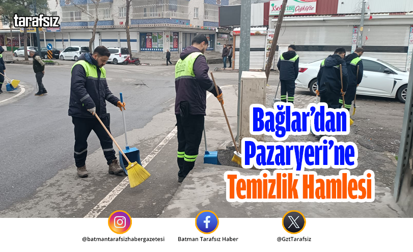 Bağlar’dan Pazaryeri’ne Temizlik Hamlesi