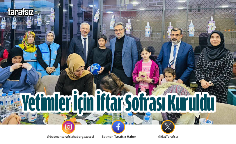 Yetimler İçin İftar Sofrası Kuruldu