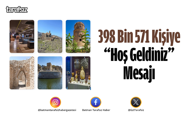 398 Bin 571 Kişiye “Hoş Geldiniz” Mesajı