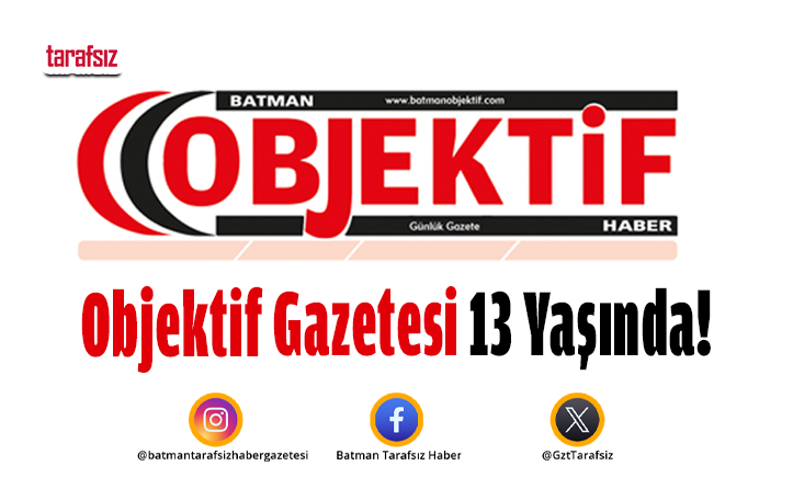 Objektif Gazetesi 13 Yaşında!