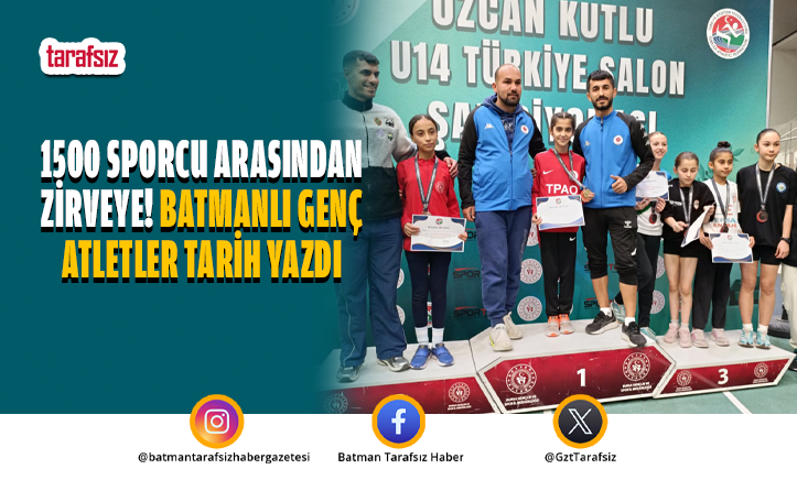 Batmanlı Genç Atletler Tarih Yazdı