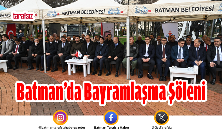 Batman’da Bayramlaşma Şöleni