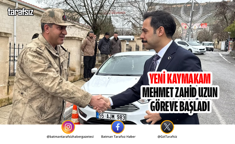 Yeni Kaymakam Mehmet Zahid Uzun Göreve Başladı
