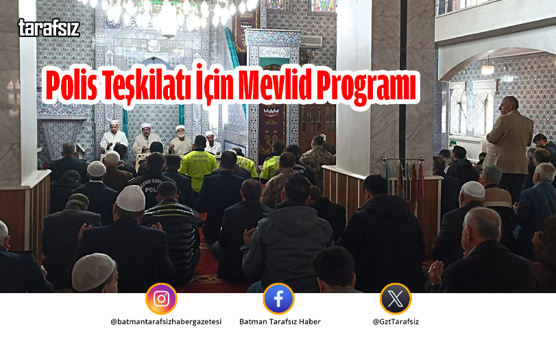Polis Teşkilatı İçin Mevlid Programı