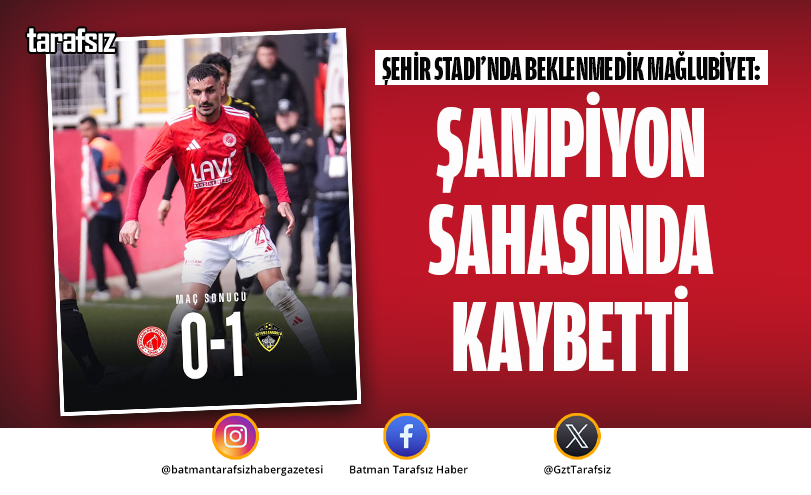 Şehir Stadı’nda Beklenmedik Mağlubiyet: Şampiyon Sahasında Kaybetti