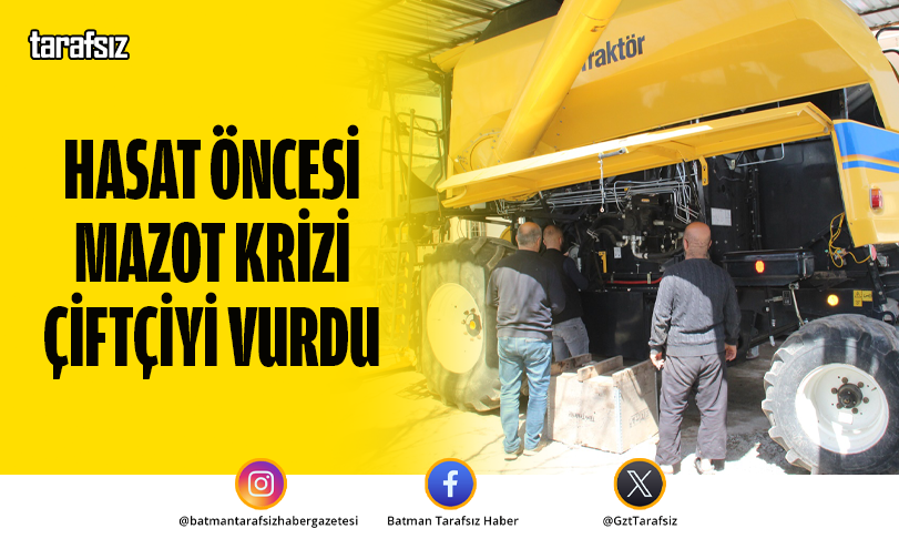 Hasat Öncesi Mazot Krizi Çiftçiyi Vurdu
