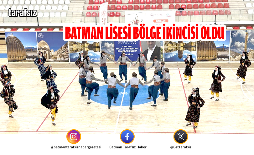 BATMAN LİSESİ BÖLGE İKİNCİSİ OLDU