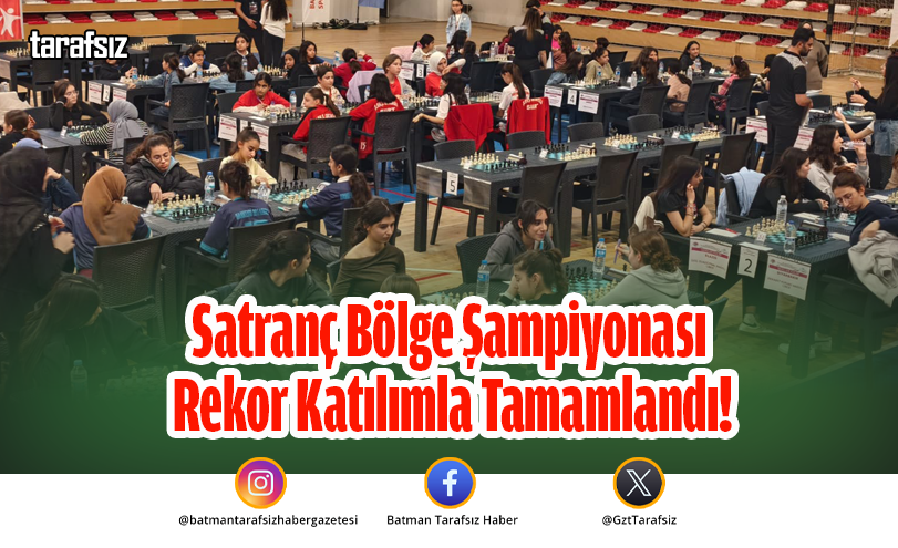 Satranç Bölge Şampiyonası Rekor Katılımla Tamamlandı!