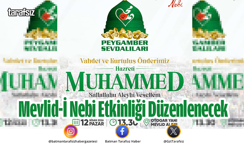 Mevlid-İ Nebi Etkinliği Düzenlenecek