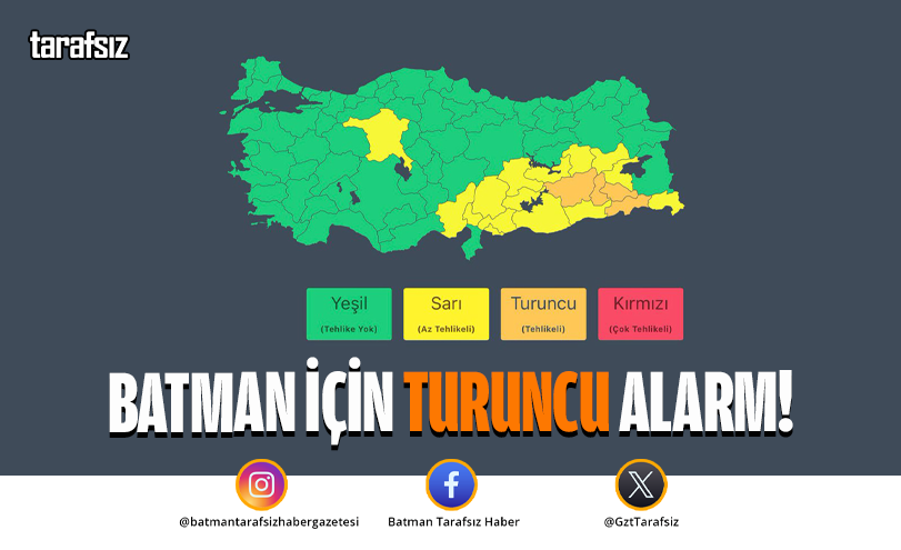BATMAN İÇİN TURUNCU ALARM!