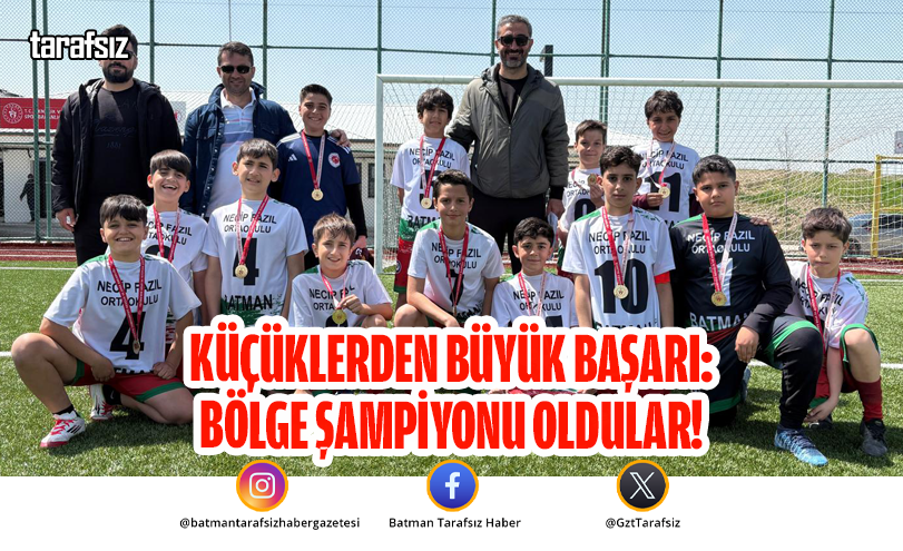 Küçüklerden Büyük Başarı: Bölge Şampiyonu Oldular!