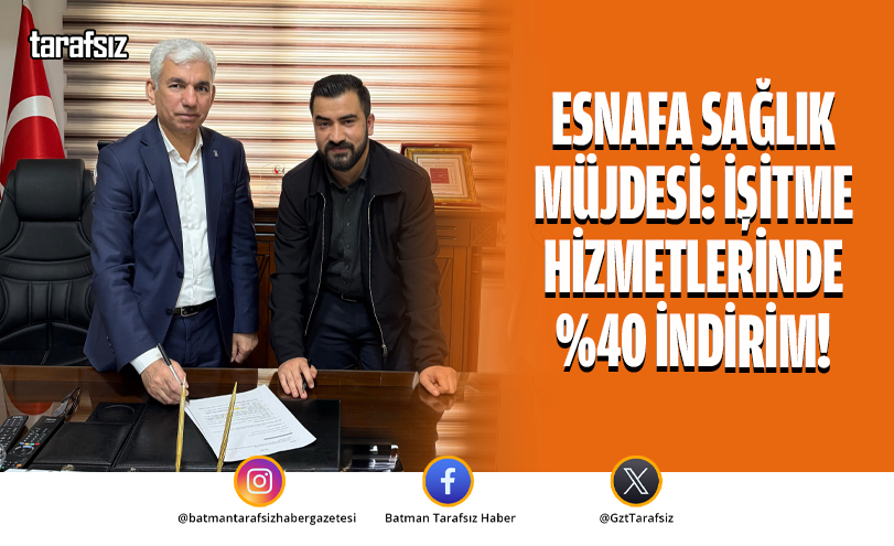 Esnafa Sağlık Müjdesi: İşitme Hizmetlerinde %40 İndirim!