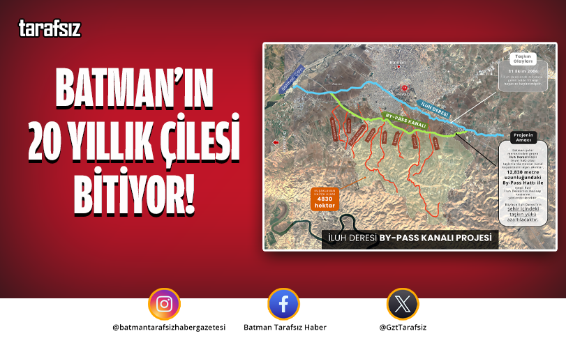 BATMAN’IN 20 YILLIK ÇİLESİ BİTİYOR!