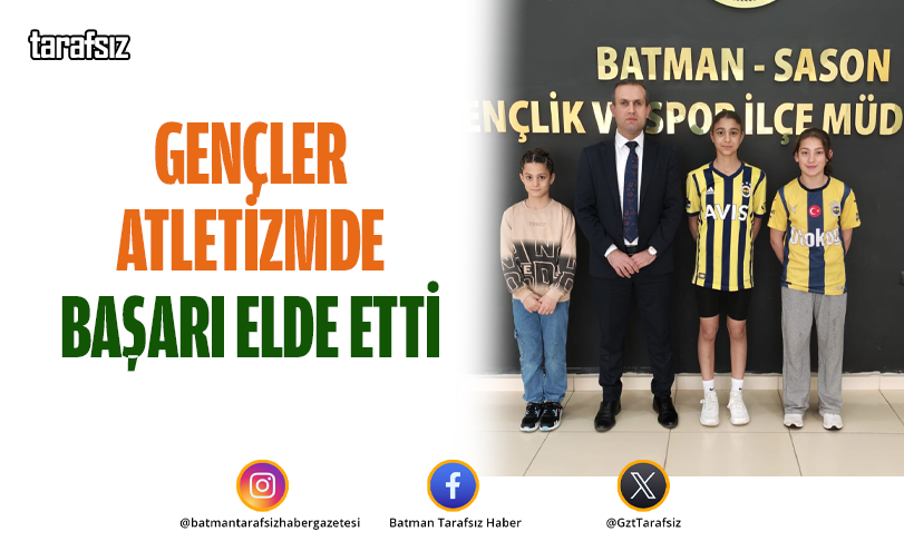 Gençler Atletizmde Başarı Elde Etti
