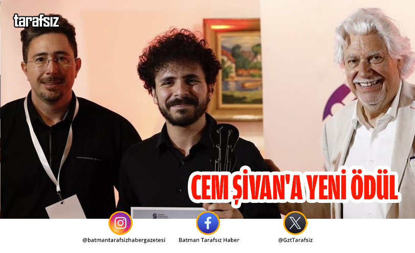 Cem Şivan’a Yeni Ödül