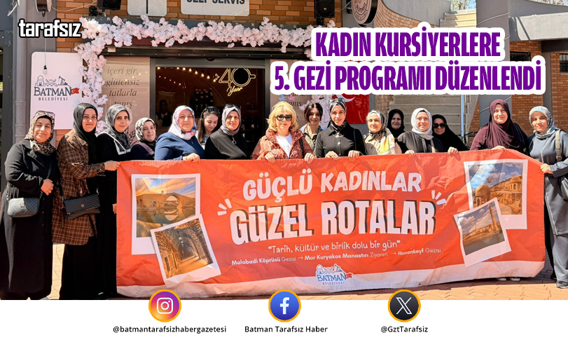 Kadın Kursiyerlere 5. Gezi Programı Düzenlendi