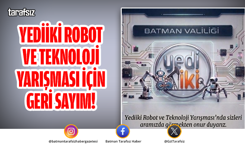 Yediiki Robot ve Teknoloji Yarışması İçin Geri Sayım!