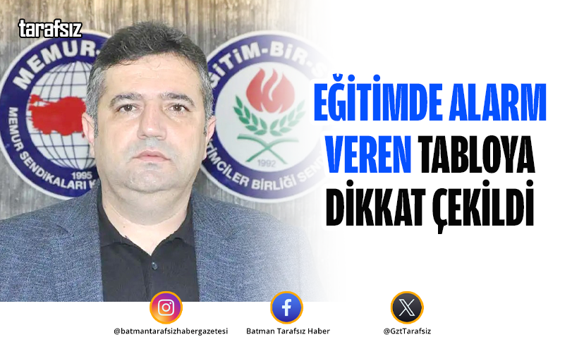 EĞİTİMDE ALARM VEREN TABLOYA DİKKAT ÇEKİLDİ