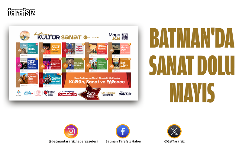 Batman’da Sanat Dolu Mayıs