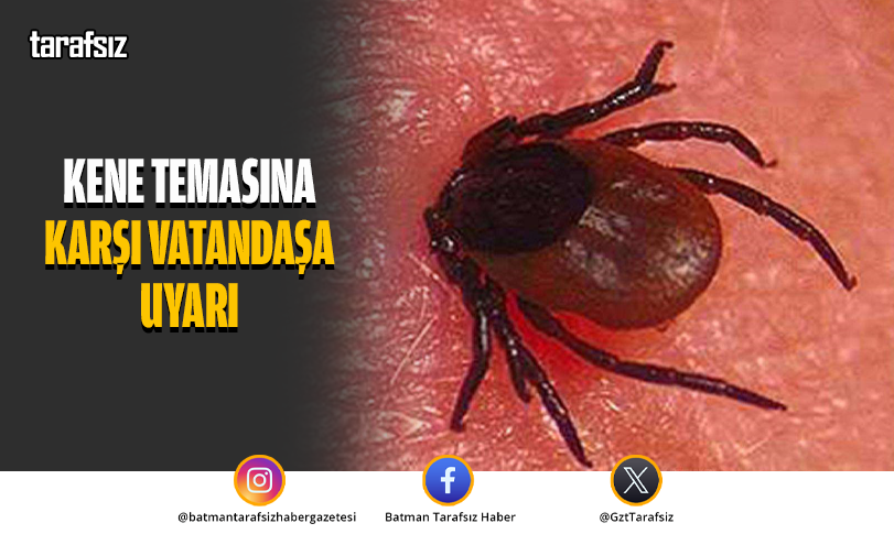 Kene Temasına Karşı Vatandaşa Uyarı