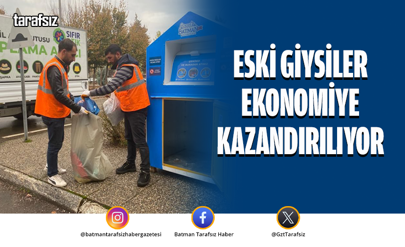 Eski Giysiler Ekonomiye Kazandırılıyor