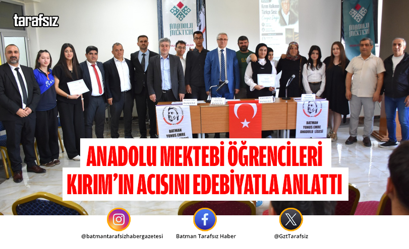 Anadolu Mektebi Öğrencileri Kırım’ın Acısını Edebiyatla Anlattı