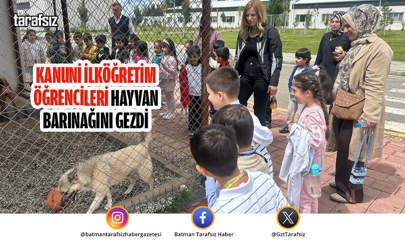 Kanuni İlköğretim Öğrencileri Hayvan Barınağını Gezdi