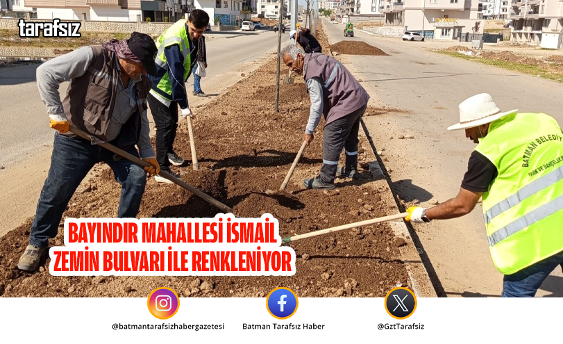 Bayındır Mahallesi İsmail Zemin Bulvarı ile Renkleniyor