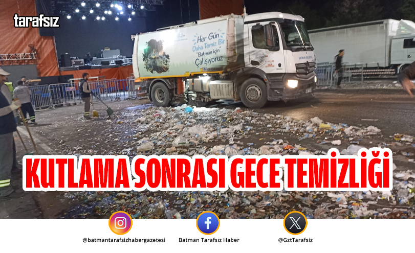Kutlama Sonrası Gece Temizliği