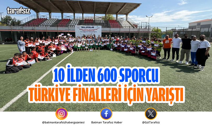 10 İlden 600 Sporcu Türkiye Finalleri İçin Yarıştı