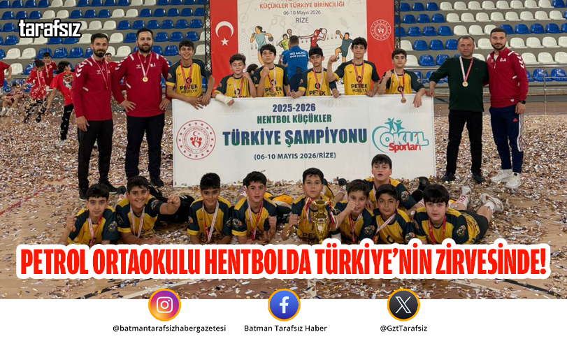 Petrol Ortaokulu Hentbolda Türkiye’nin Zirvesinde!