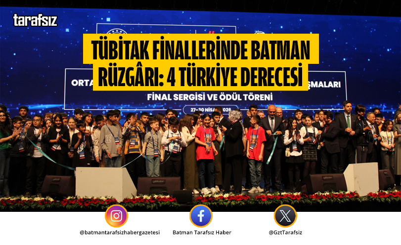 TÜBİTAK Finallerinde Batman Rüzgârı: 4 Türkiye Derecesi