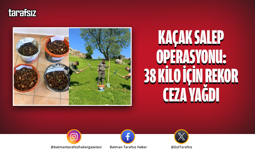Kaçak Salep Operasyonu: 38 Kilo İçin Rekor Ceza Yağdı