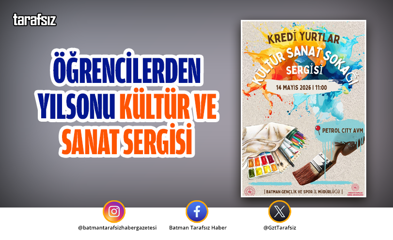 Öğrencilerden Yılsonu Kültür ve Sanat Sergisi