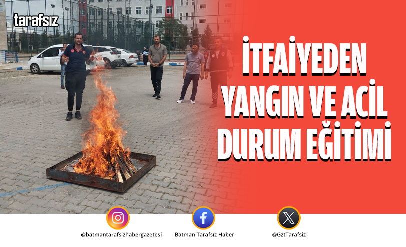 İtfaiyeden Yangın ve Acil Durum Eğitimi