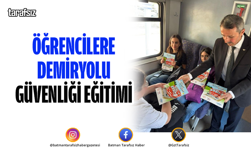Öğrencilere Demiryolu Güvenliği Eğitimi