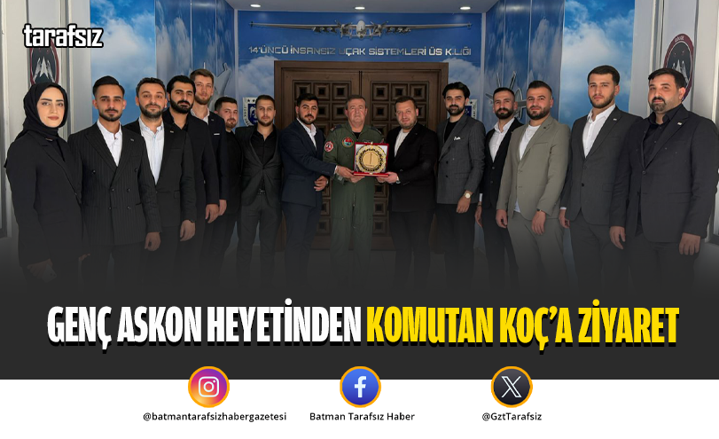 Genç ASKON Heyetinden Komutan Koç’a Ziyaret