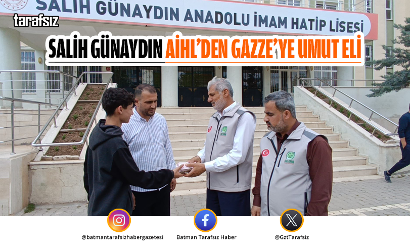Salih Günaydın AİHL’den Gazze’ye Umut Eli