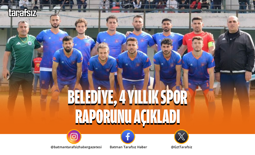Belediye, 4 Yıllık Spor Raporunu Açıkladı