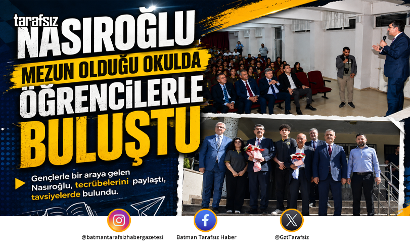 Nasıroğlu Mezun Olduğu Okulda Öğrencilerle Buluştu