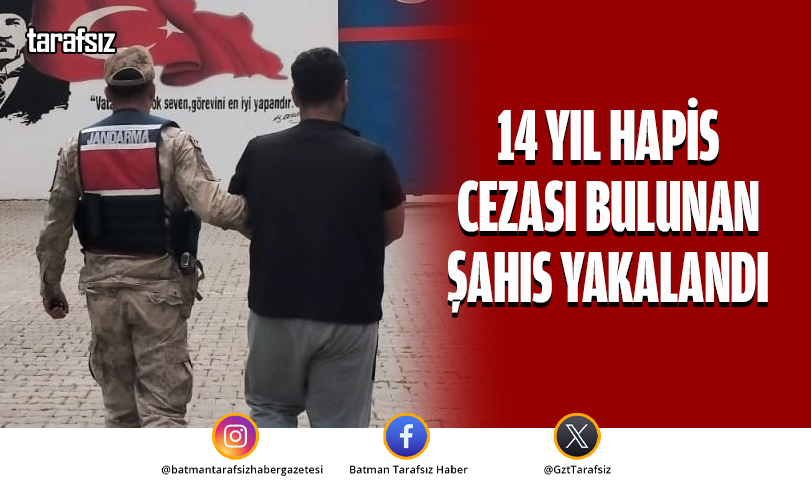14 Yıl Hapis Cezası Bulunan Şahıs Yakalandı