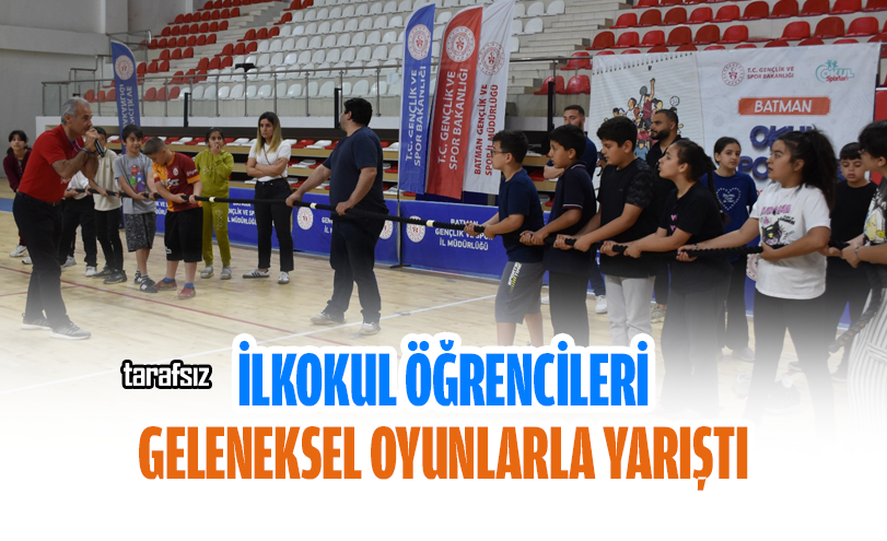 İlkokul Öğrencileri Geleneksel Oyunlarla Yarıştı