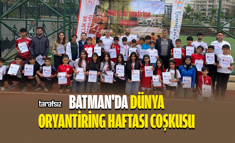 Batman’da Dünya Oryantiring Haftası Coşkusu