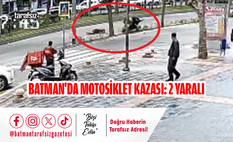 Batman’da Motosiklet Kazası: 2 Yaralı