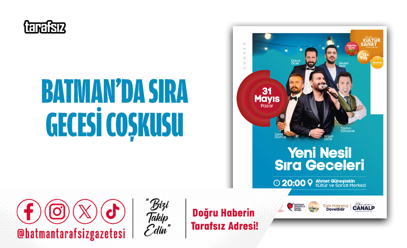 Batman’da Sıra Gecesi Coşkusu