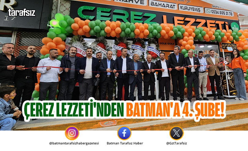 Çerez Lezzeti’nden Batman’a 4. Şube!