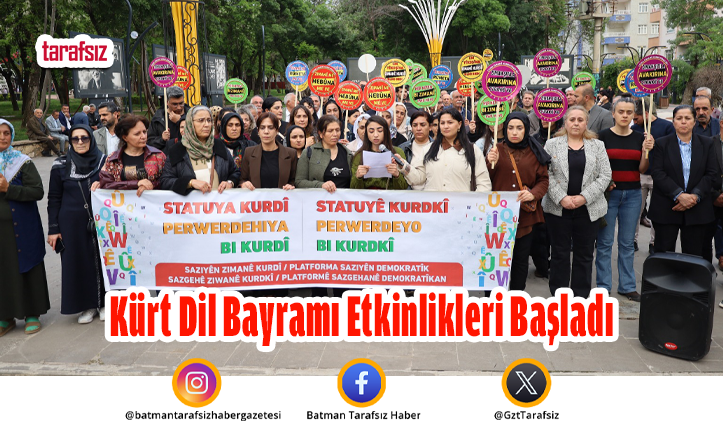 Kürt Dil Bayramı Etkinlikleri Başladı