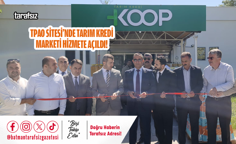 TPAO Sitesi’nde Tarım Kredi Marketi Hizmete Açıldı!